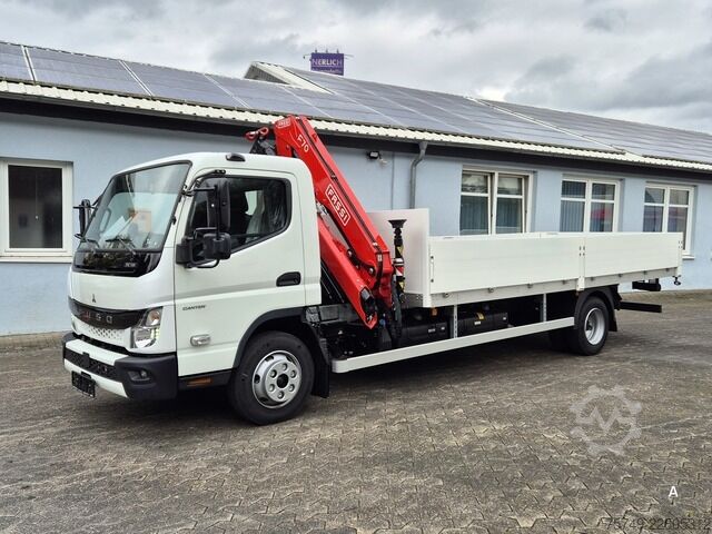 Furgoneta pick-up Fuso FUSO 9C18 Canter Alu Pritsche 5.5m Kran 3x hydr.