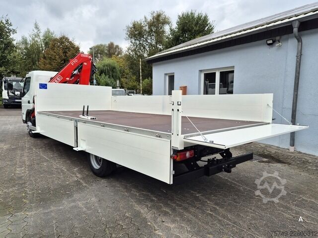 Furgoneta pick-up Fuso FUSO 9C18 Canter Alu Pritsche 5.5m Kran 3x hydr.