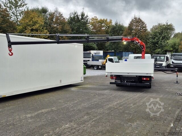 Furgoneta pick-up Fuso FUSO 9C18 Canter Alu Pritsche 5.5m Kran 3x hydr.