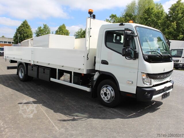 Furgoneta pick-up Fuso FUSO 9C18 Canter Alu Pritsche 6m x 2.3m "slim" Verkehrssicherung