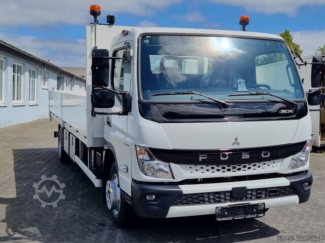 Furgoneta pick-up Fuso FUSO 9C18 Canter Alu Pritsche 6m x 2.3m "slim" Verkehrssicherung