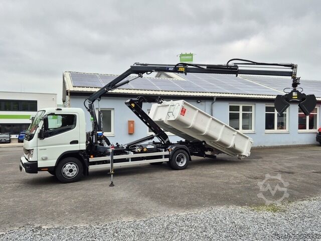 Camión multibasculante Telehoist Fuso FUSO 9C18 City Abrollkipper + Ladekran m.Greifer