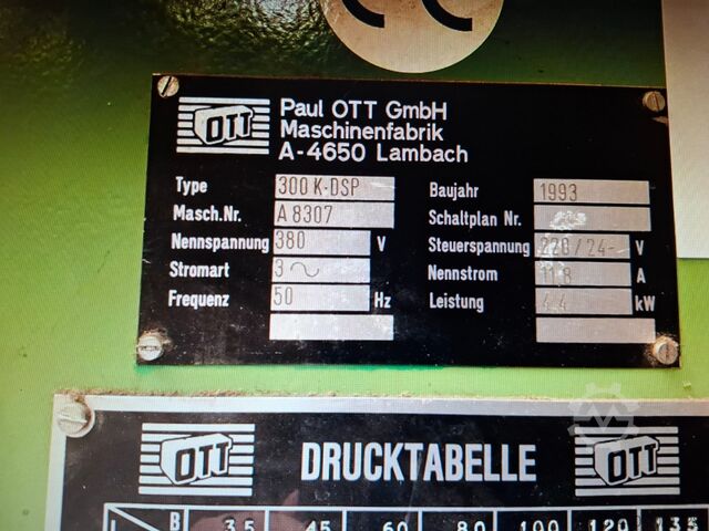 Veneer press, wood press 4800x1500 mm OTT 300 K-DSP