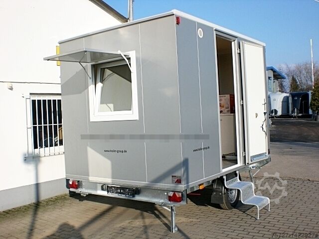 Andre Vezeko MOBI3211 Bauwagen 4-Personen Chemie-WC Lager 1300kg 313x217x212cm Mannschaftswagen