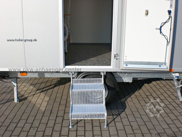 Andre Vezeko MOBI3211 Bauwagen 4-Personen Chemie-WC Lager 1300kg 313x217x212cm Mannschaftswagen