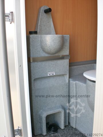 Andre Vezeko MOBI3211 Bauwagen 4-Personen Chemie-WC Lager 1300kg 313x217x212cm Mannschaftswagen