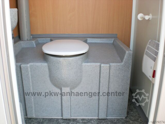 Andre Vezeko MOBI3211 Bauwagen 4-Personen Chemie-WC Lager 1300kg 313x217x212cm Mannschaftswagen
