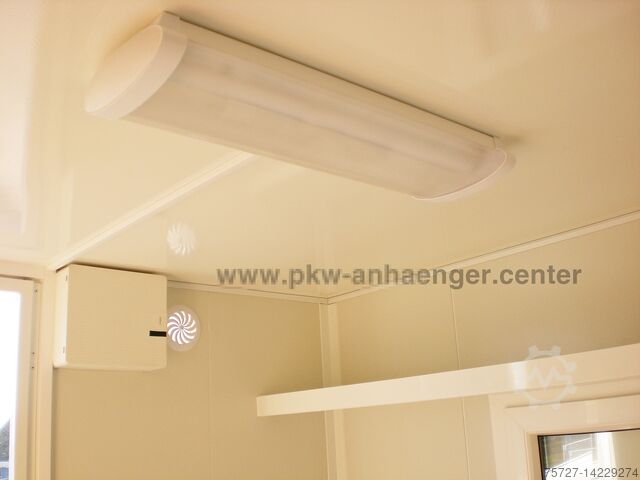 Andre Vezeko MOBI3211 Bauwagen 4-Personen Chemie-WC Lager 1300kg 313x217x212cm Mannschaftswagen