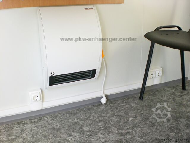 Andre Vezeko MOBI3211 Bauwagen 4-Personen Chemie-WC Lager 1300kg 313x217x212cm Mannschaftswagen