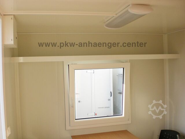 Andre Vezeko MOBI3211 Bauwagen 4-Personen Chemie-WC Lager 1300kg 313x217x212cm Mannschaftswagen