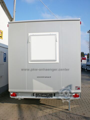 Οι υπολοιποι Vezeko MOBI3200 Bauwagen 6-Personen 1300kg 313x217x212cm Mannschaftswagen Aufenthaltswagen