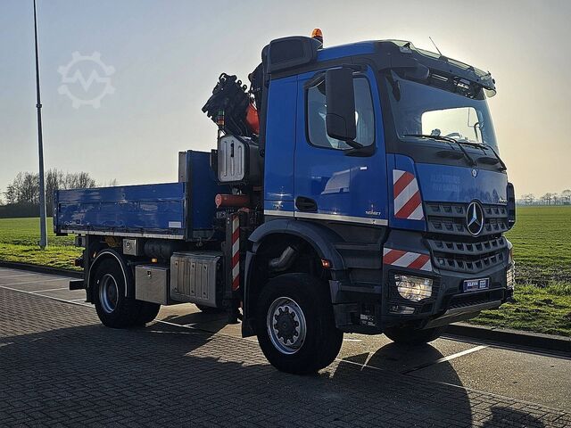 Rakodóplatform MERCEDES-BENZ AROCS 1851 4X4 ATLAS 190 4X HYD