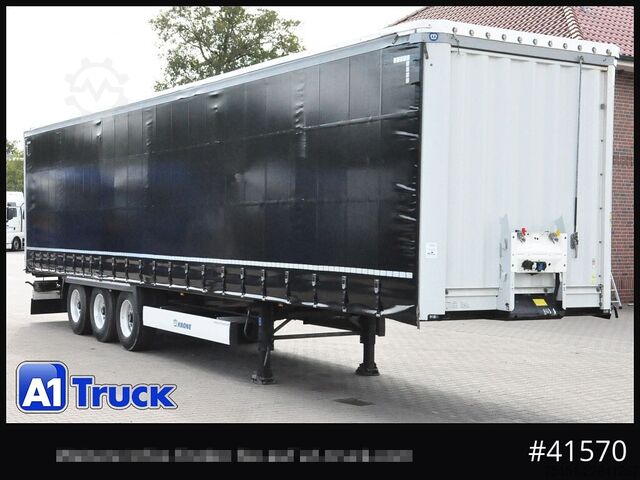 Öppen semitrailer med kapell KRONE SD, Getränke, Safe Curtain, VDI 2700
