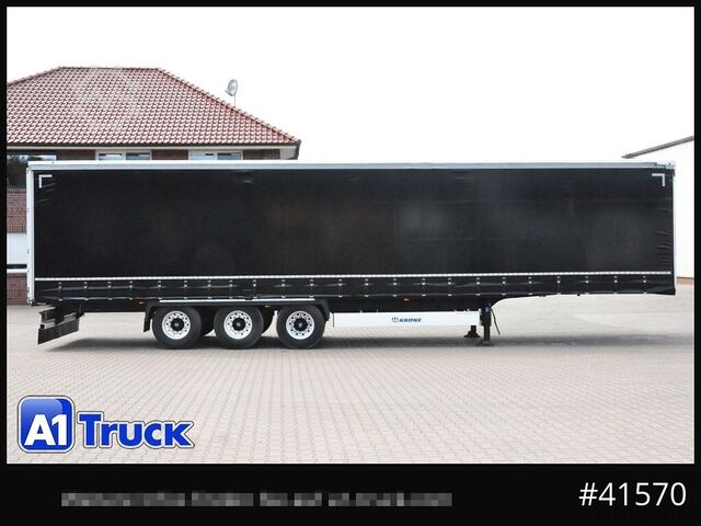 Öppen semitrailer med kapell KRONE SD, Getränke, Safe Curtain, VDI 2700
