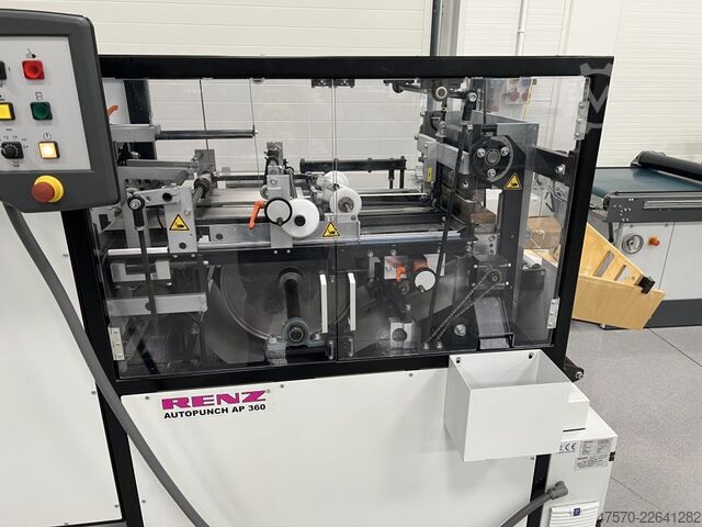 Automata naptár-perforáló gép Renz Autopunch AP 360 V4 Automatic Perforator