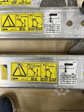 Werkplatform Genie AWP-30S