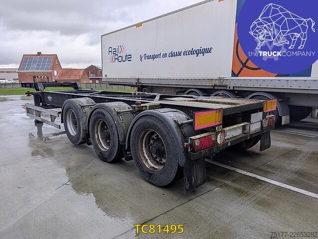 Přeprava kontejnerů Turbos Hoet Tank chassis Gooseneck