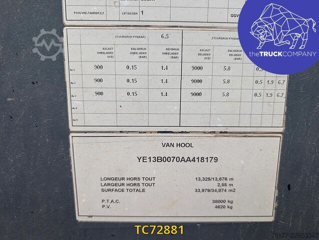 Container transportation Vanhool 40/45'