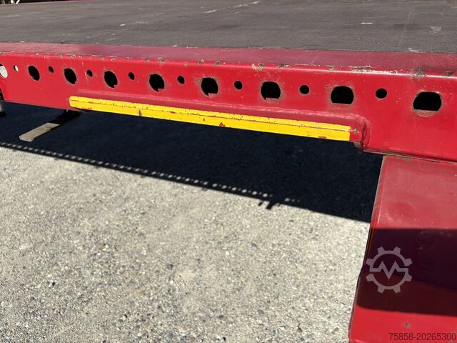 Wisselbrug met laadbakWisselbrug met open laadbakWechselbrücke met laadvloerWechselbrücke met platte Krone 7,45m BDF Baustoff Multilockrahmen