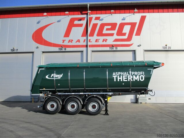 Kipper Auflieger Fliegl 2 oder 3-Achs Thermokipper Asphaltprofi