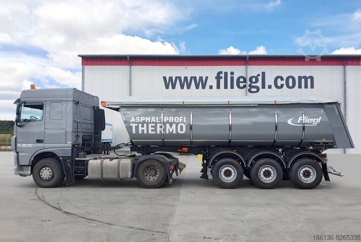 Kipper Auflieger Fliegl 2 oder 3-Achs Thermokipper Asphaltprofi