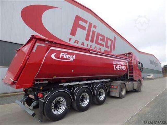 Kipper Auflieger Fliegl 2 oder 3-Achs Thermokipper Asphaltprofi