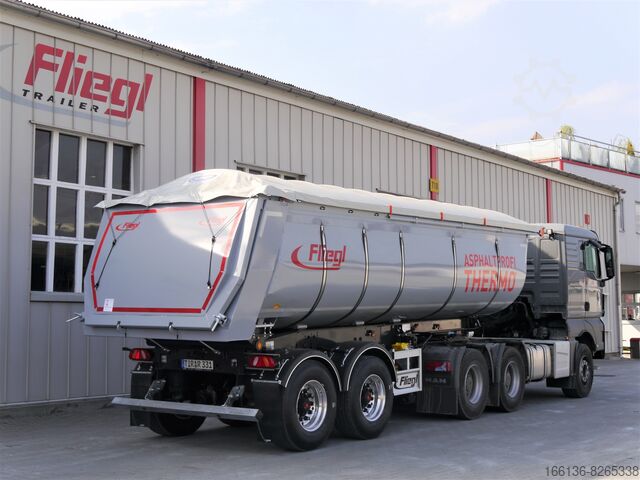 Kipper Auflieger Fliegl 2 oder 3-Achs Thermokipper Asphaltprofi