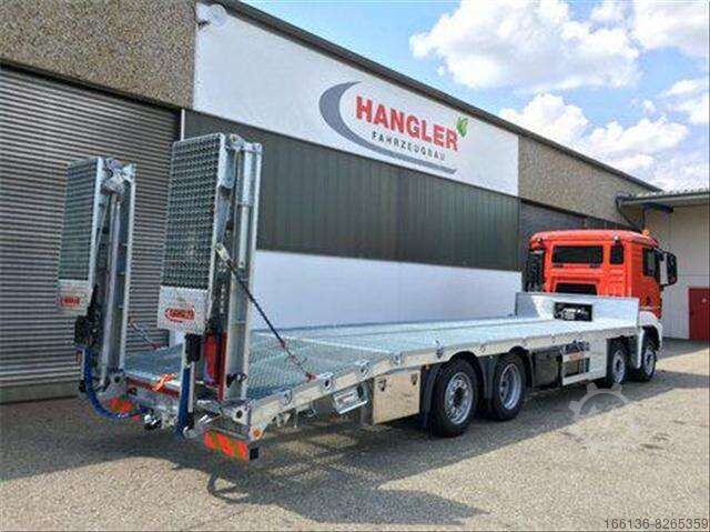 Zamenljiva šasija Hangler LKW Tieflade Liftmaster Aufbau für 3 Achs LKW Fahrgestell zum Transport von Arbeitsbühnen