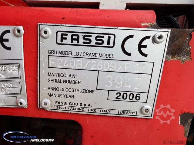 Plataforma de carga DAF CF 75.310 Fassi F260XP 5+2, Euro 5