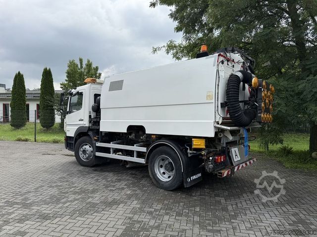 Zamiatarka drogowa MERCEDES-BENZ Atego 1323 Faun Viajet Hochdruckpumpe