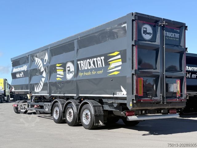 Semirremolque volquete STAS HardoX Stahl 86 m³, Liftachse, ALCOA, MIETEN?