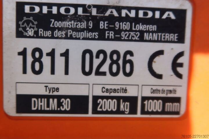 Bőrönd MAN TGL 12.250 Bakwagen + Laadklep DHollandia 2000 kg