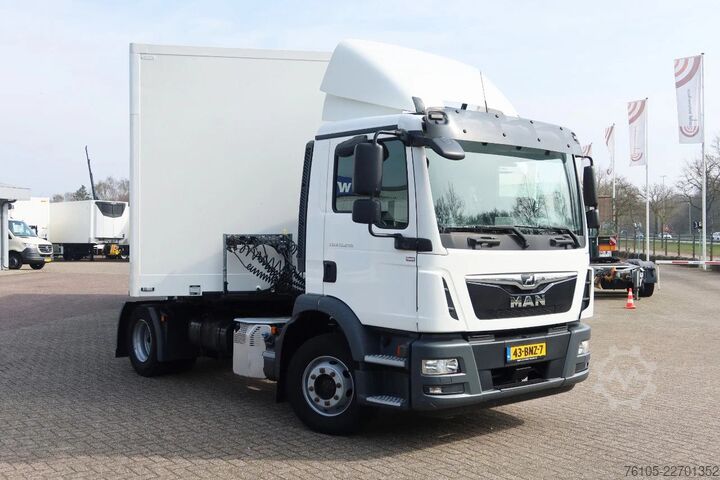 Standaard-SZM MAN TGM 15.290 Trekker + Heiwo city trailer geïsole...