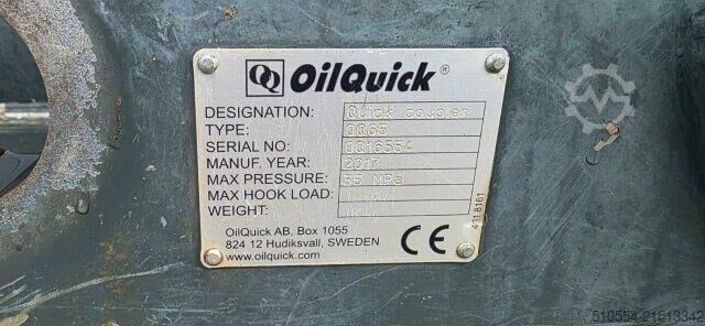 Radbagger Liebherr 918 Oilquick Quick coupler OQ65 Schnellwechsler