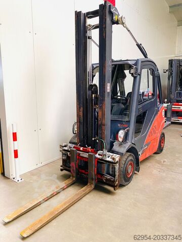 LPG-vorkheftruck Linde H 25 T-02 EVO Triplex Kabine STVO ZVG