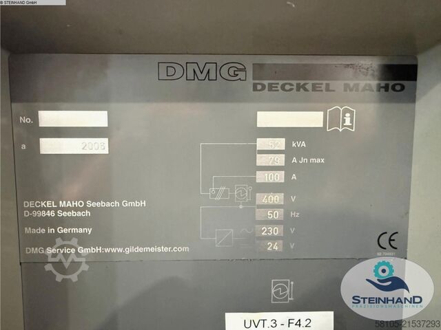 Megmunkáló központ - univerzális DMG DMU 50 eVo linear