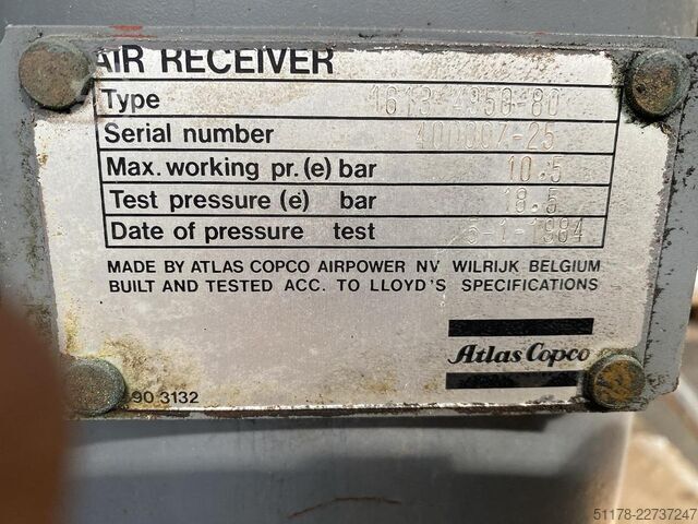 Atlas Copco GA 118 Schroefcompressor Atlas Copco GA 118