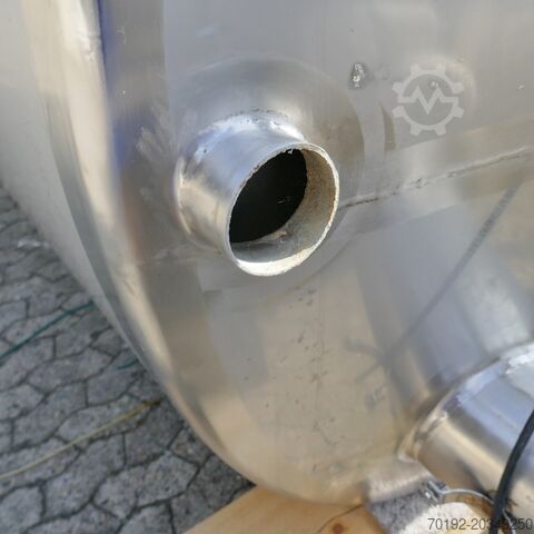 5530 Liter beheiz-/kühlbarer Druckbehälter / steriler Druckbehälter, Aisi 304 mit Flügelrührwerk Apparate- und Behältertechnik Harrislee 9681