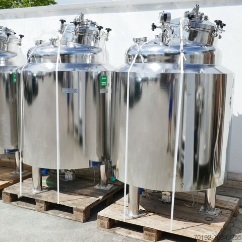 920 Liter pharmaceutical process vessel with magnetic agitator (AISI316L) MAVAG Verfahrenstechnik AG 9680