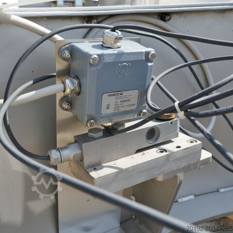 885 Liter beheiz-/kühlbarer Druckbehälter, Aisi 316 mit Magnetrührwerk und Wägezellen. MAVAG Verfahrenstechnik AG 9678