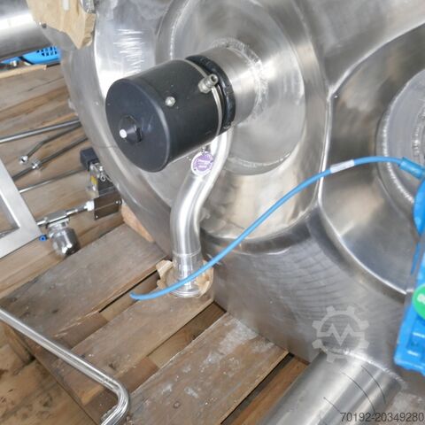 880 Liter beheizbarer/kühlbarer Druckbehälter, Aisi 316 mit Magnetrührwerk  9629