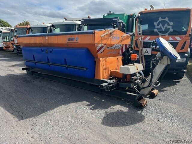 Roll-off tipper truck Schmidt ARK Salzstreuer Stratos S70 7cbm