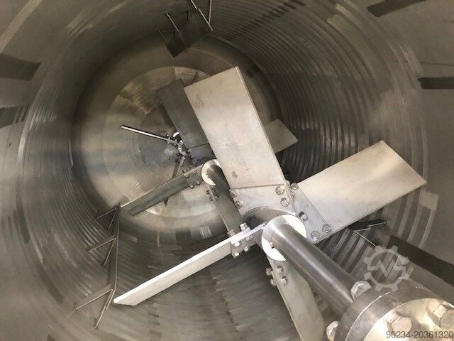 Réacteur vertical en acier inoxydable de 15 000 litres, 3,6 bar/plein vide interne, enveloppe 5,5 ba SINCLAIR STAINLESS 15,000 Litre