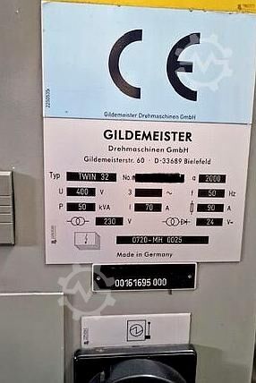 Centro de torneamento e fresagem CNC Gildemeister Twin 32