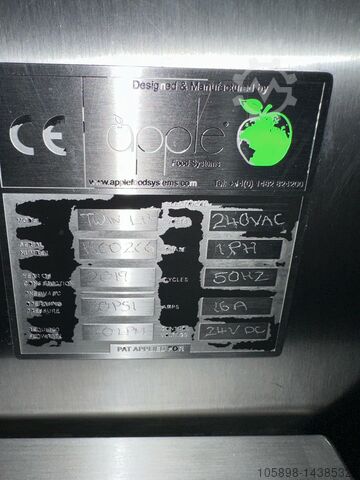 Sistema de depósito de molhos sobre Multivac Apple Twin LP