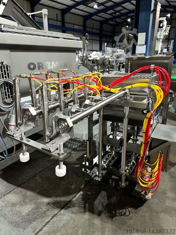 Sistema de depósito de molhos sobre Multivac Apple Twin LP