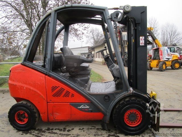 Diesel Forklift Linde H30D-02 Triplex-Freihub 4,7m Hubhöhe + Seitenschie