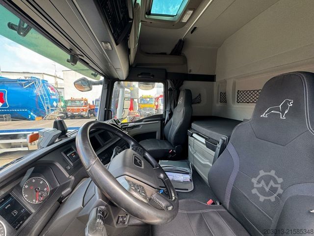 Flatbed truck MAN TGS 18.360 4x2 Pritsche Kran HIAB XHIDUO 188 E5