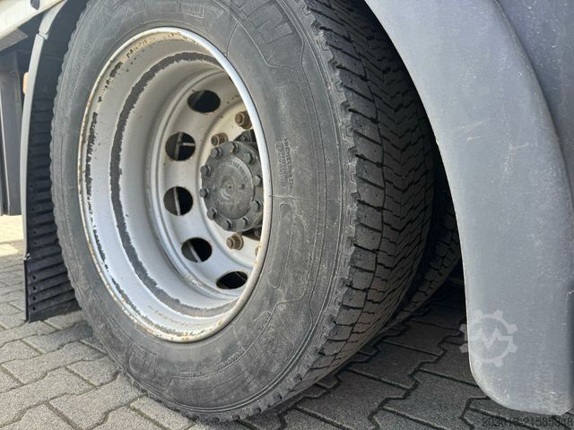 Flatbed truck MAN TGS 18.360 4x2 Pritsche Kran HIAB XHIDUO 188 E5