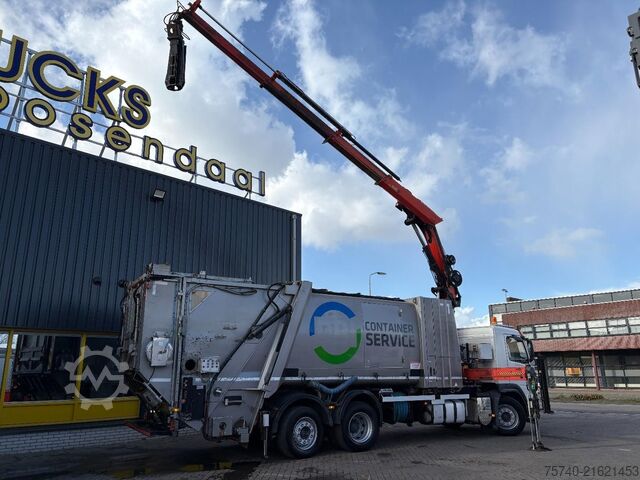 Kranbil Volvo FM 370 EEV 6X2 + HIAB 244 EP-3 HIPRO + WASH/VAC...